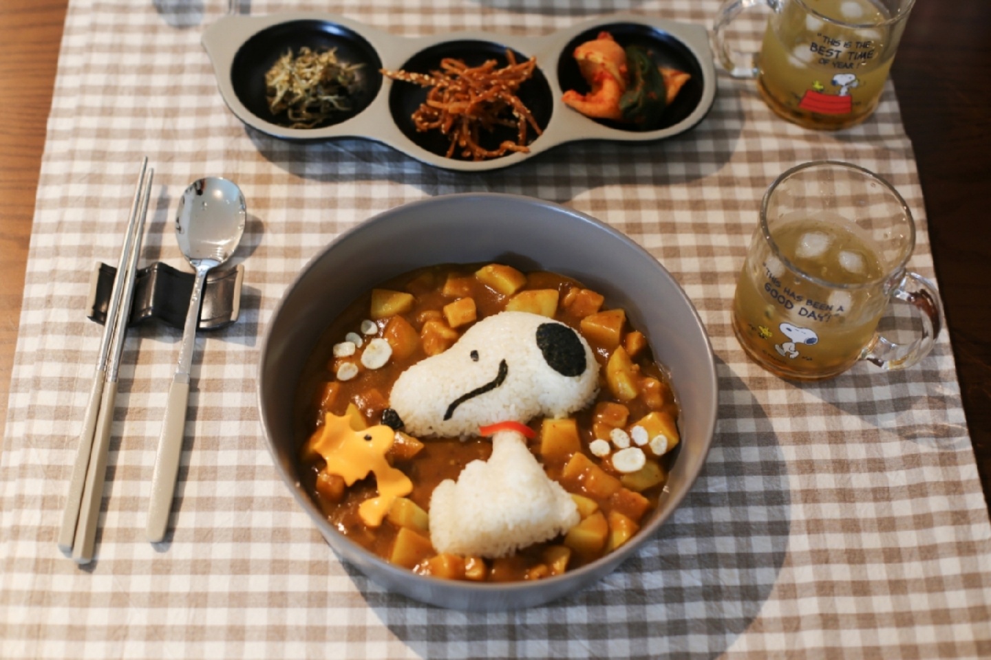스누피 카레 ㅎㅎ