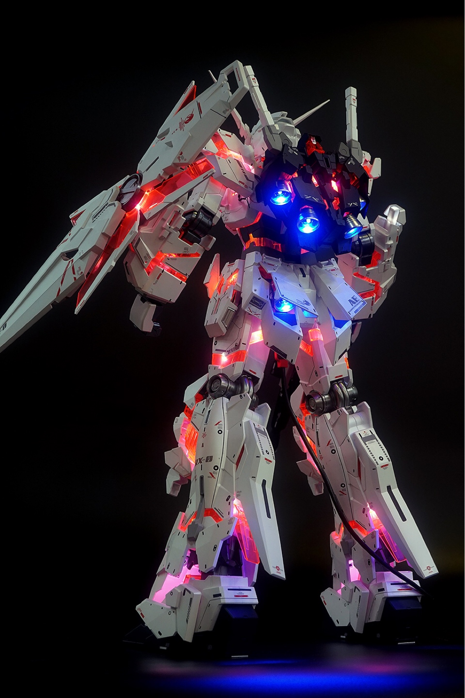 MEGA 유니콘 건담 LED 개조