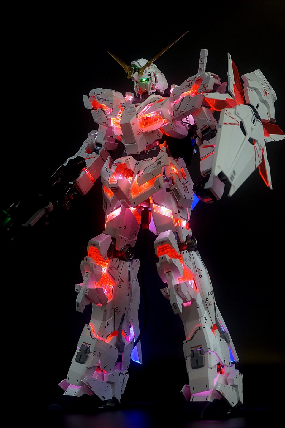 MEGA 유니콘 건담 LED 개조