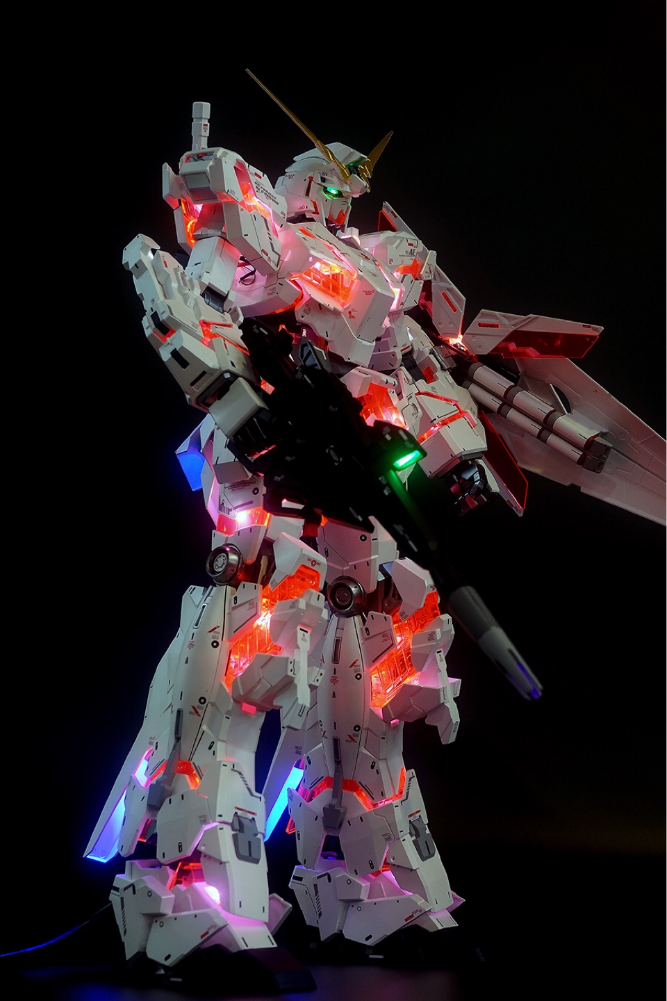 MEGA 유니콘 건담 LED 개조