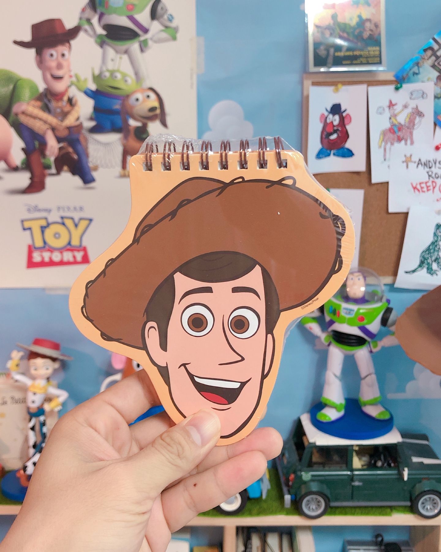 선물 받은 우디 수첩 🤠