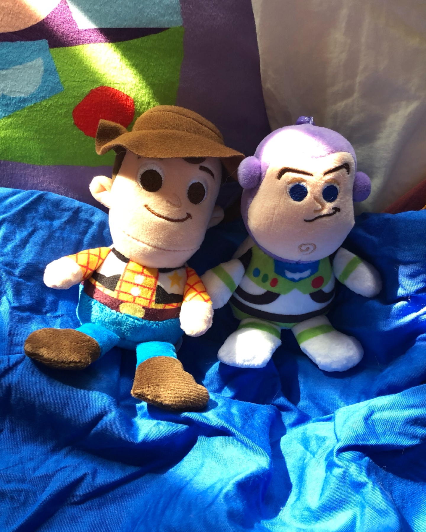 토이스토리 인형과 이불