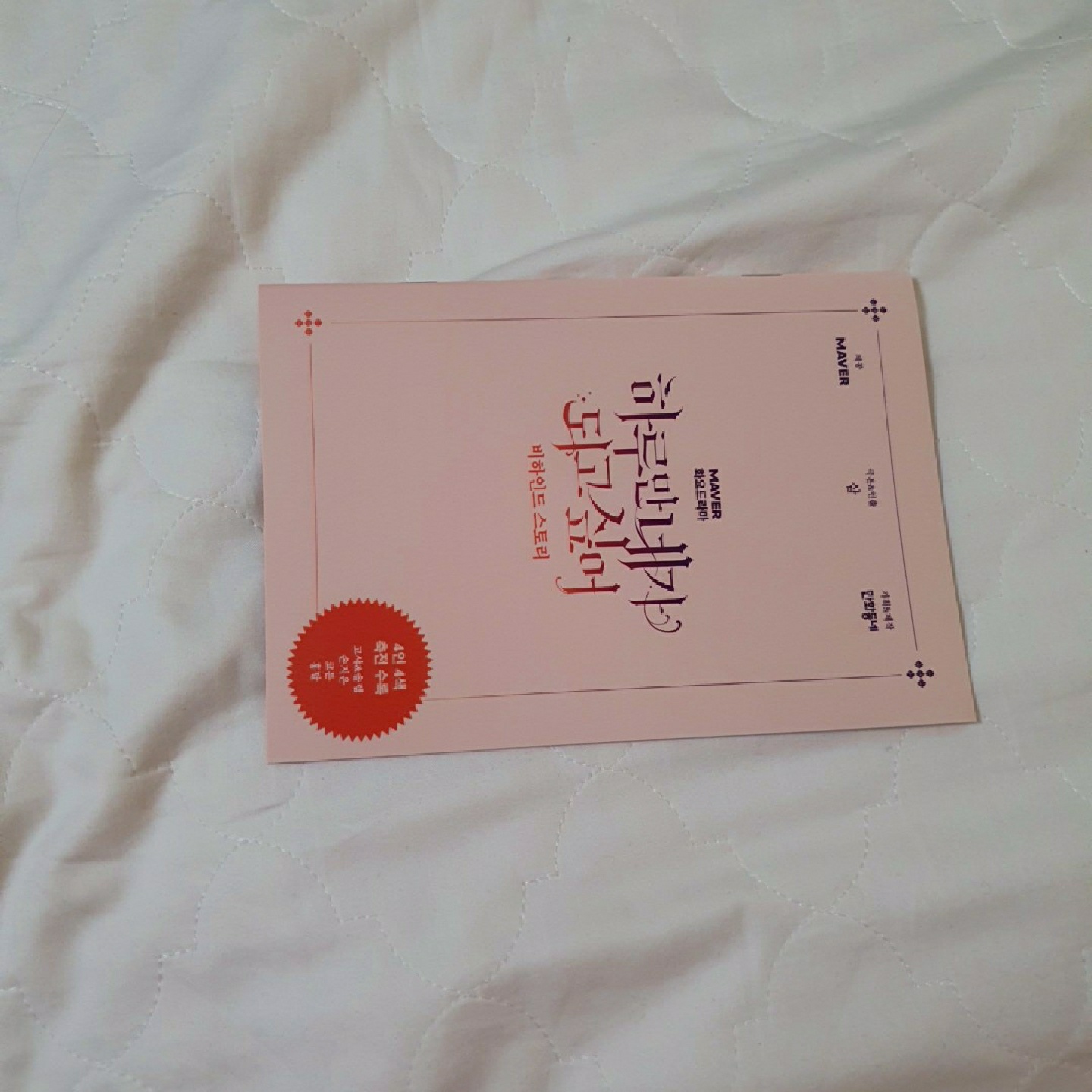 하루만 네가 되고싶어 한정판