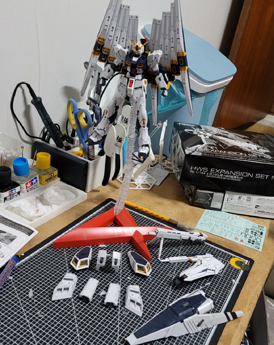 RG뉴건담 더블핀판넬+HWS