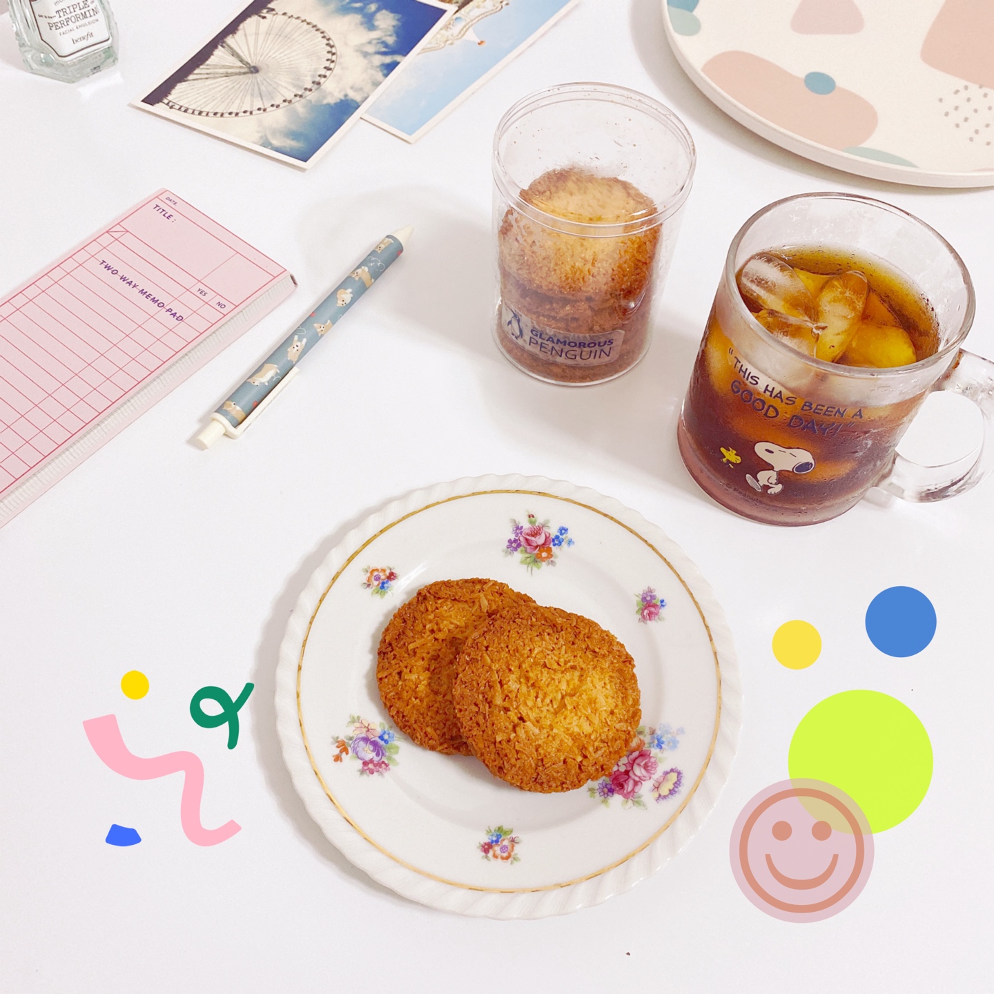 바삭바삭 코코넛쿠키 + 아아 = ♥