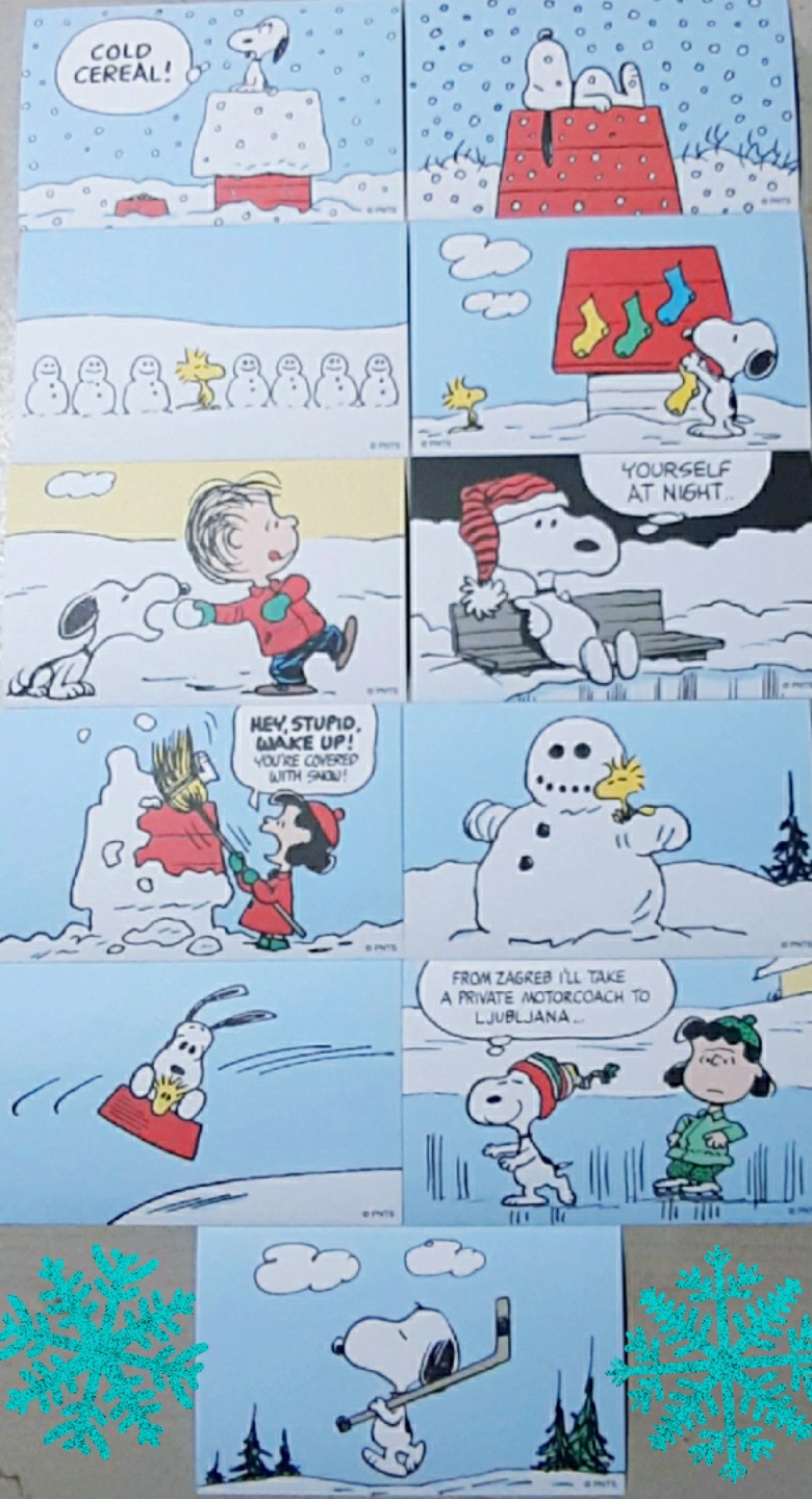 ❄스누피와 겨울❄