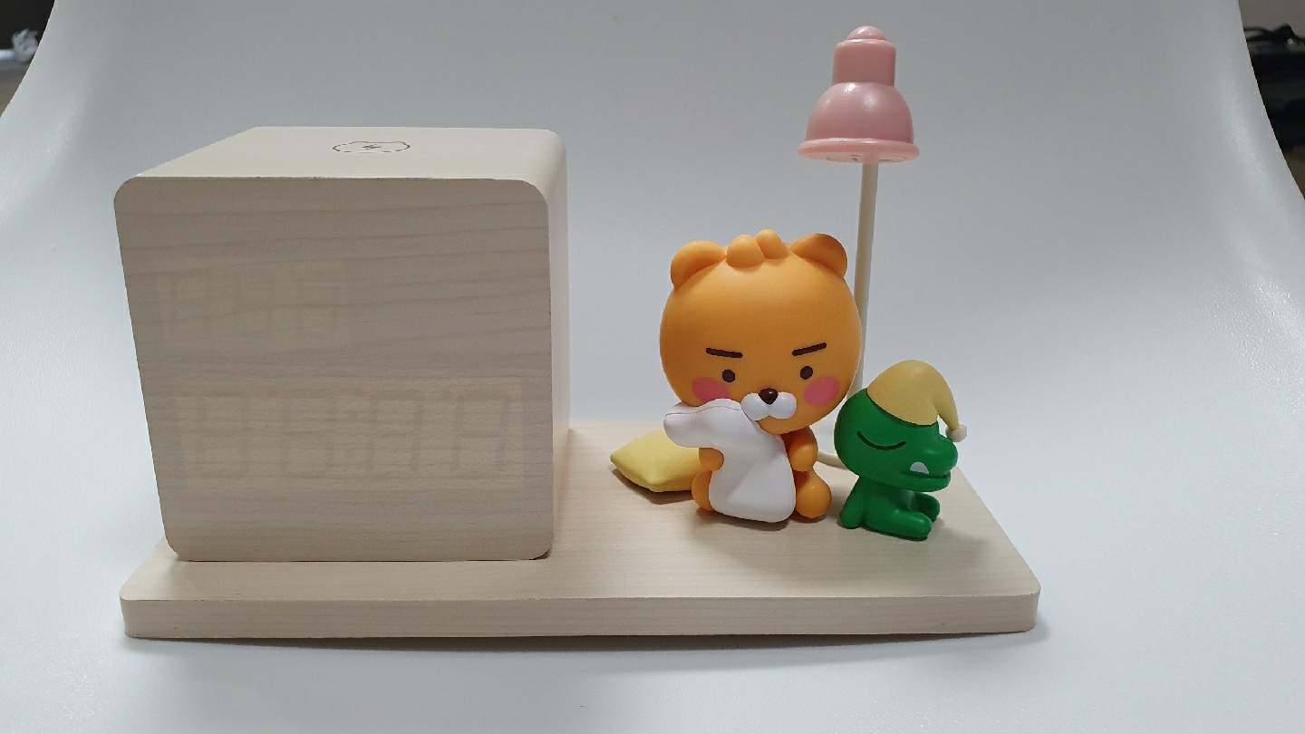 라이언 탁상시계