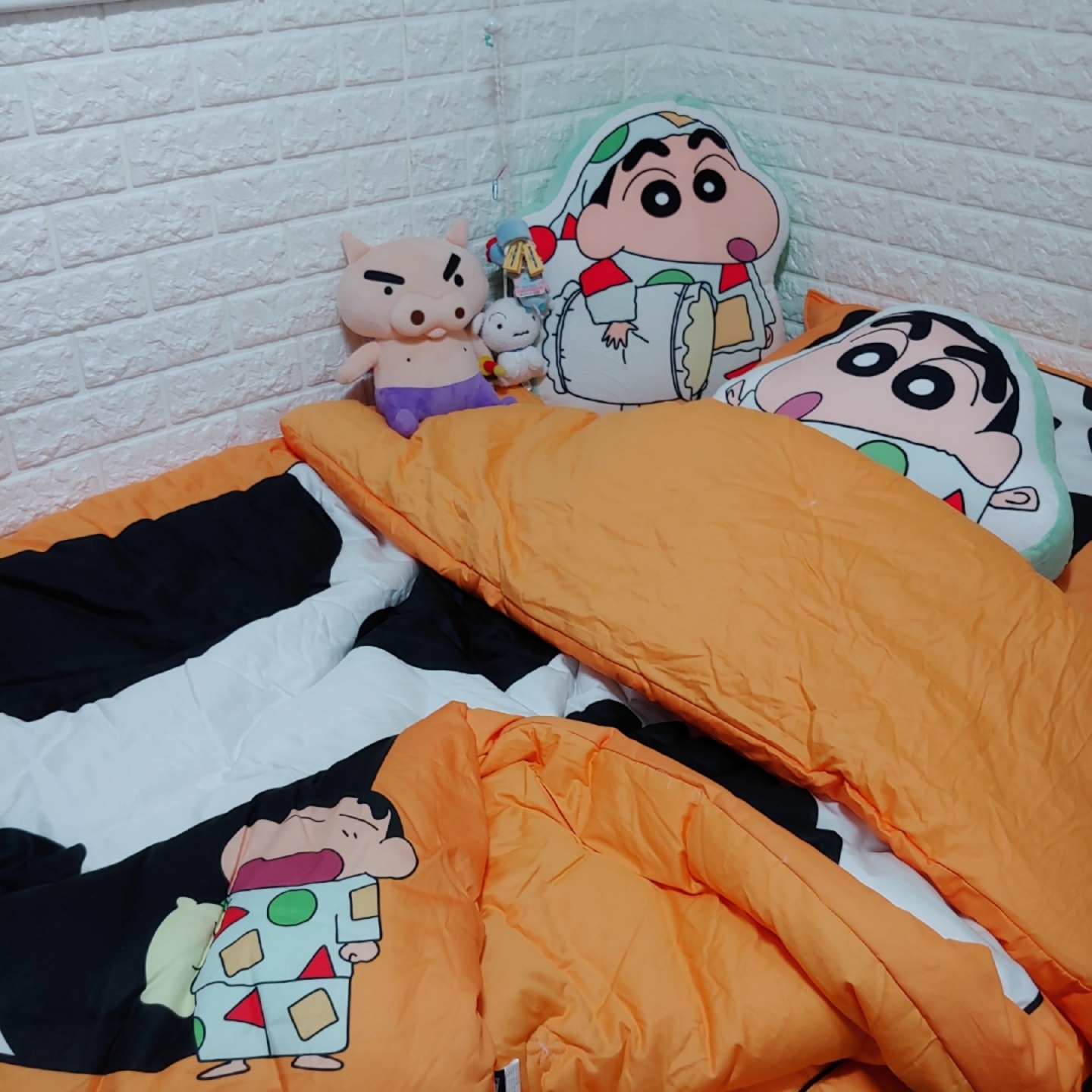 ❤짱구이불&부리부리 인형💛