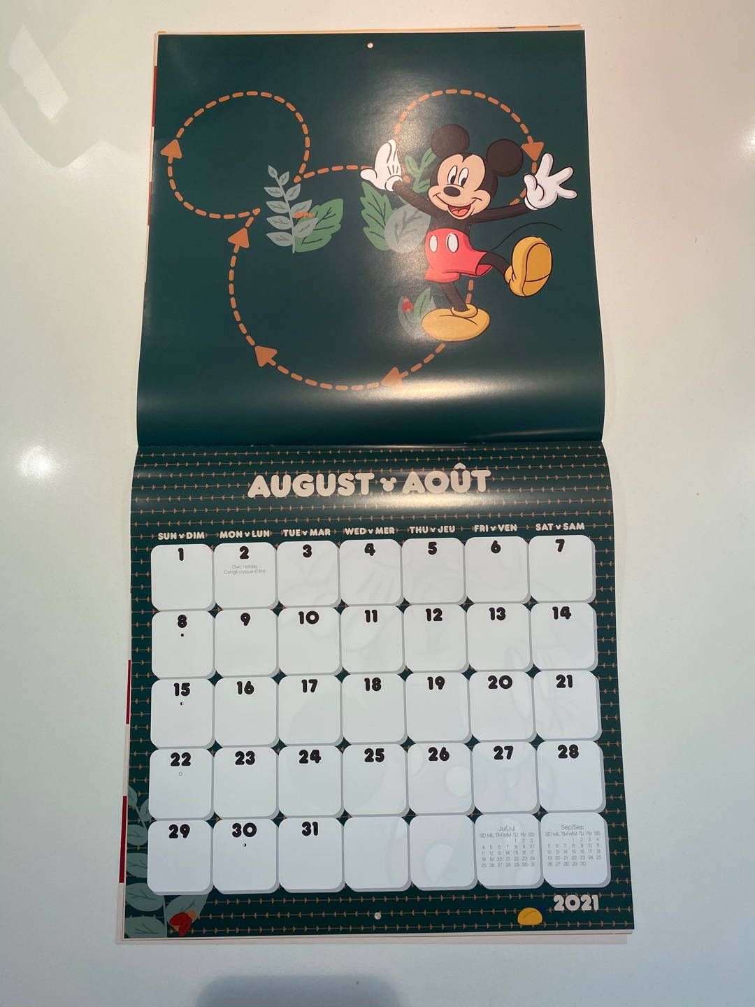 2021 Mickey&Minnie Calendar