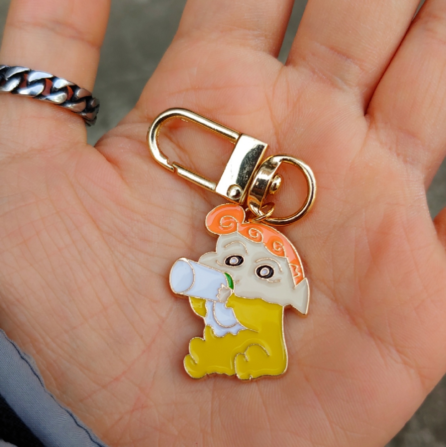 ❤우유 마시는 짱아 키링💛