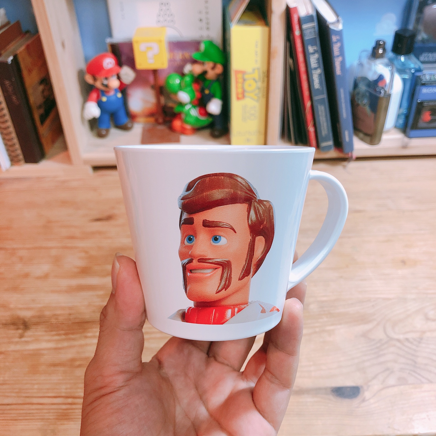 😆콜리에서 구매한 👨🏻듀크카붐 컵🥰