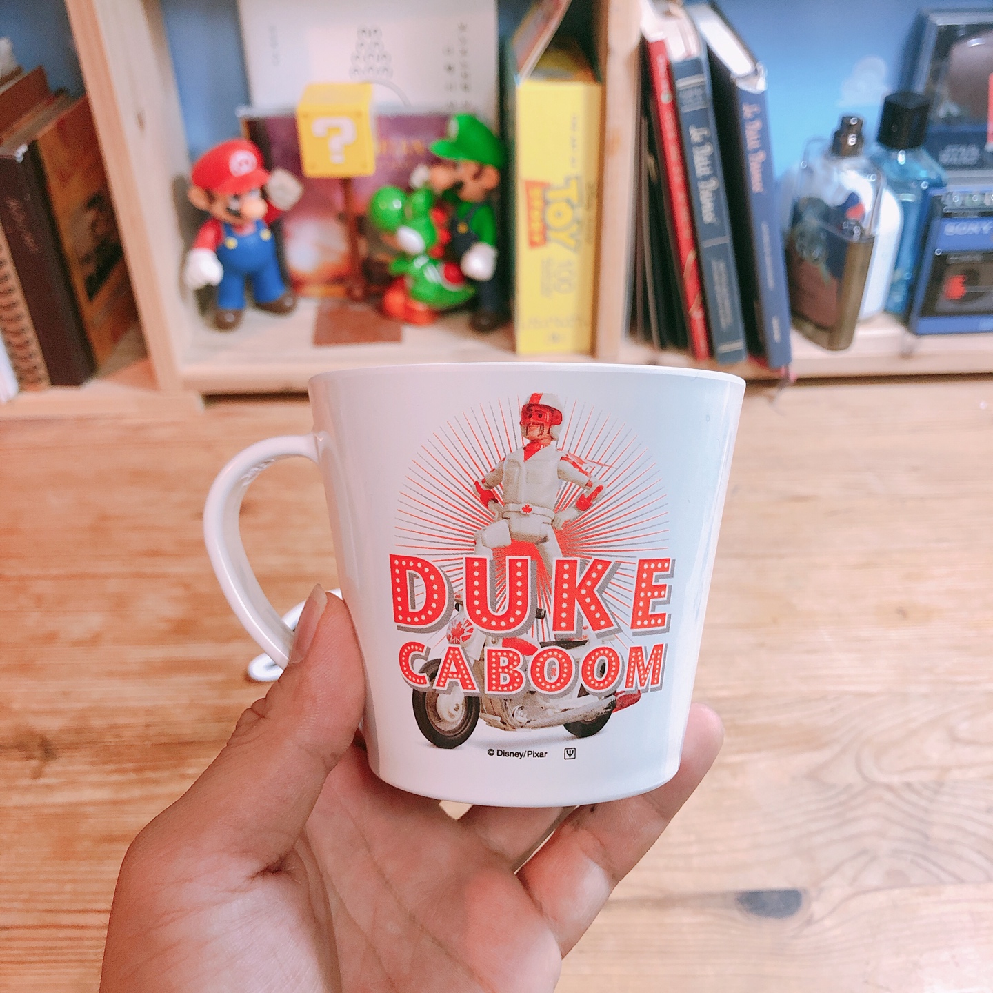 😆콜리에서 구매한 👨🏻듀크카붐 컵🥰