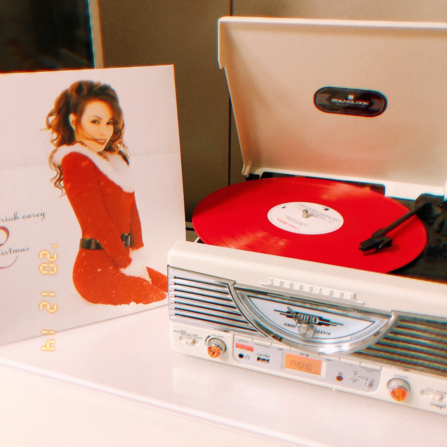 🎄머라이어 캐리 LP, 턴테이블🎄