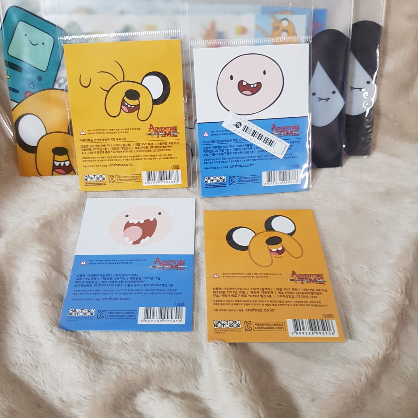 어드벤처 타임 미니스티커