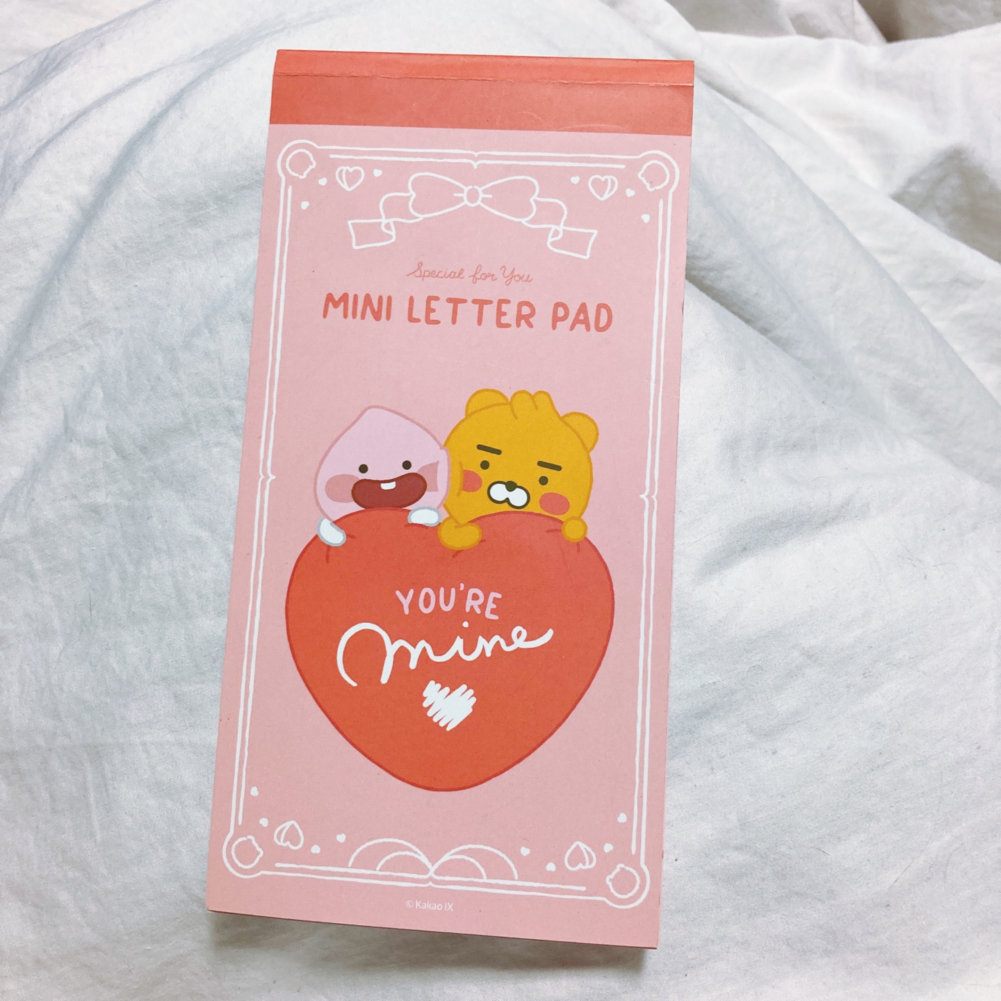 카카오프렌즈 미니 레터 패드