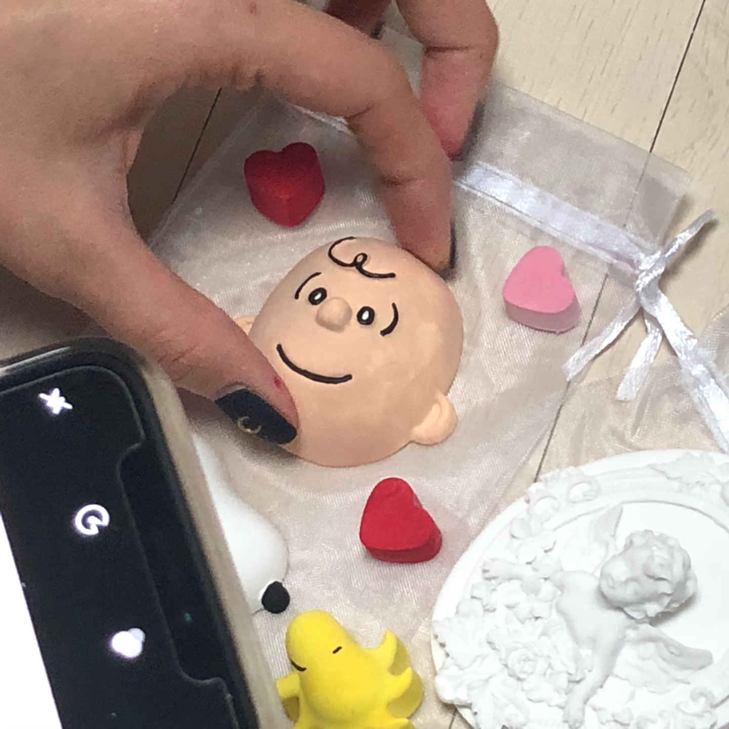 스누피 석고방향제