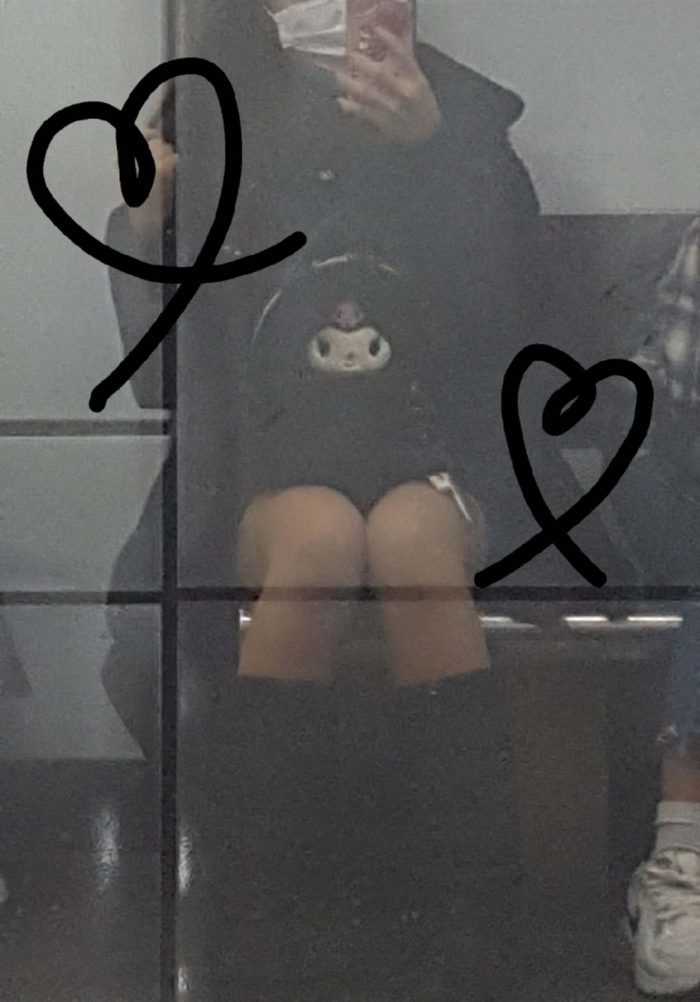 🖤 쿠로미 퍼 백팩 🖤