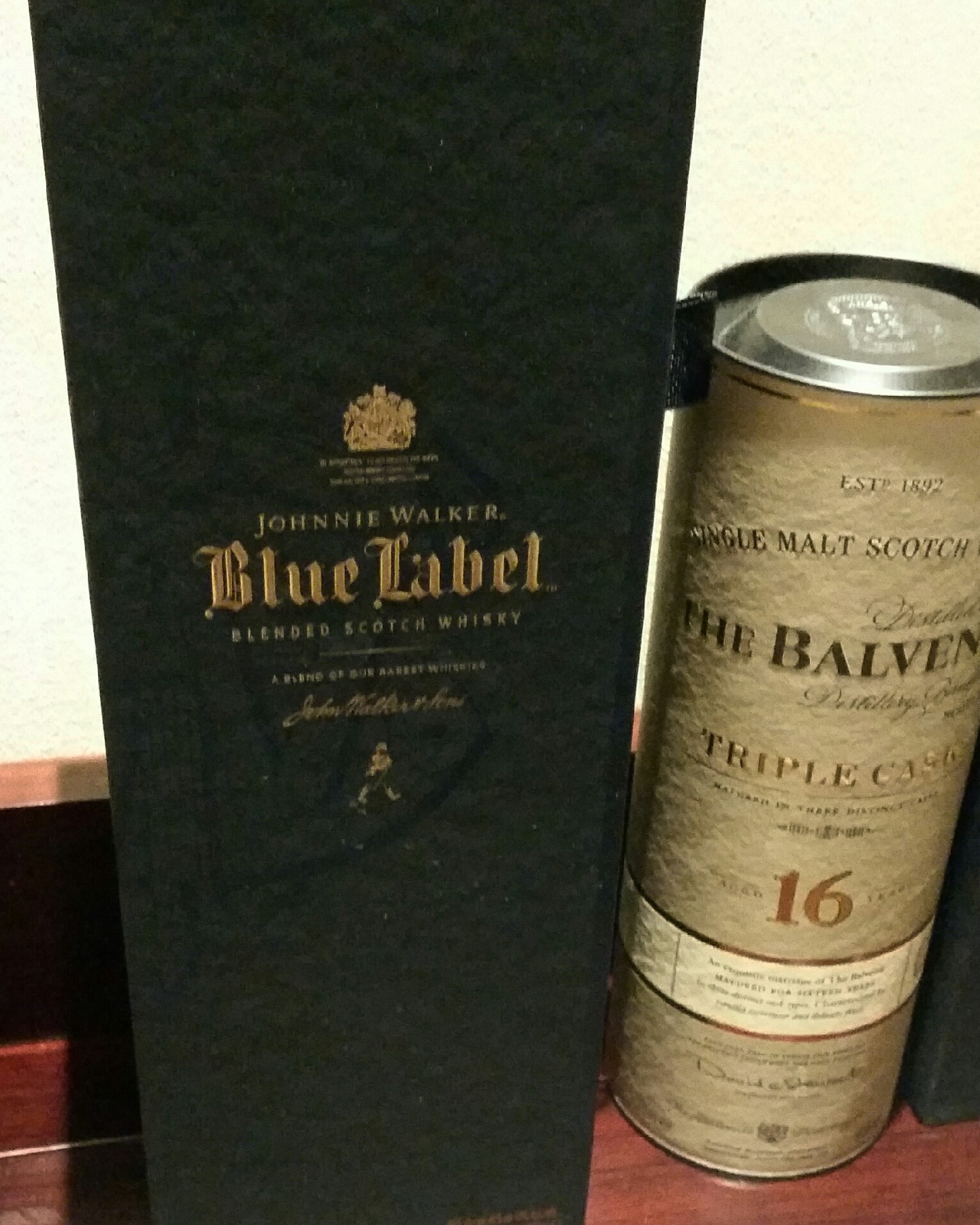 blue label、balvenie