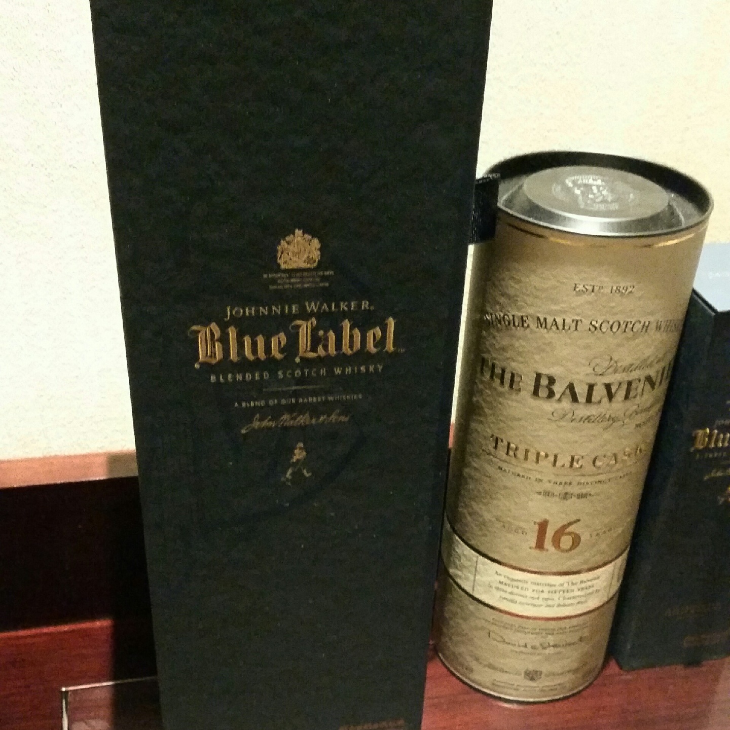 blue label、balvenie