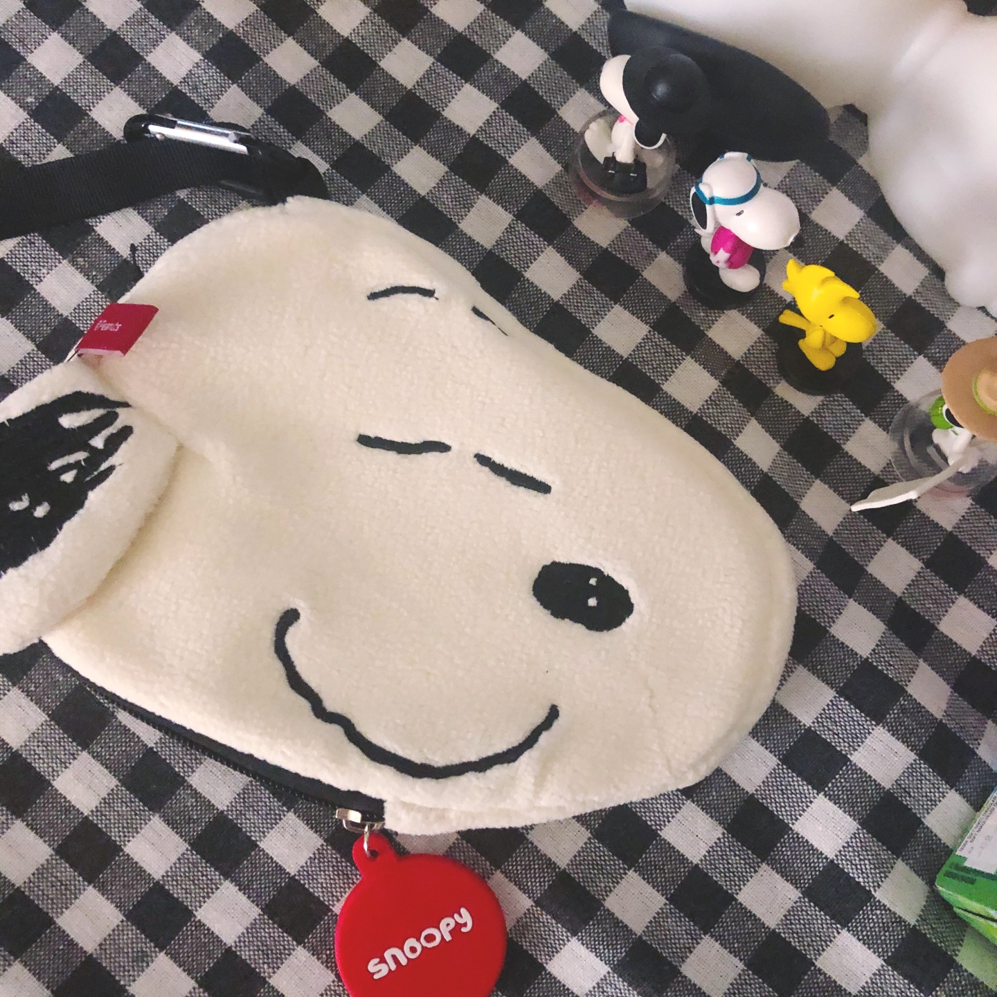 보들보들 후리스 스누피 파우치🐑