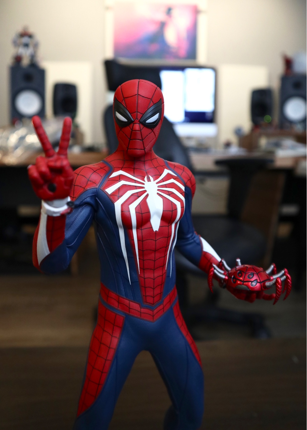 핫토이 PS4 스파이더맨 어드밴스 슈트