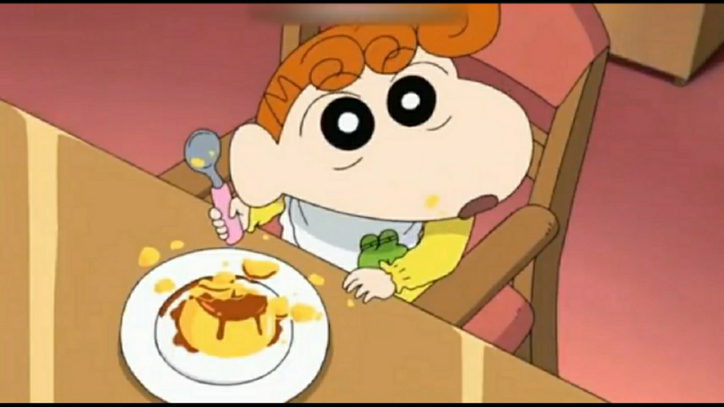 푸딩 먹는 짱아