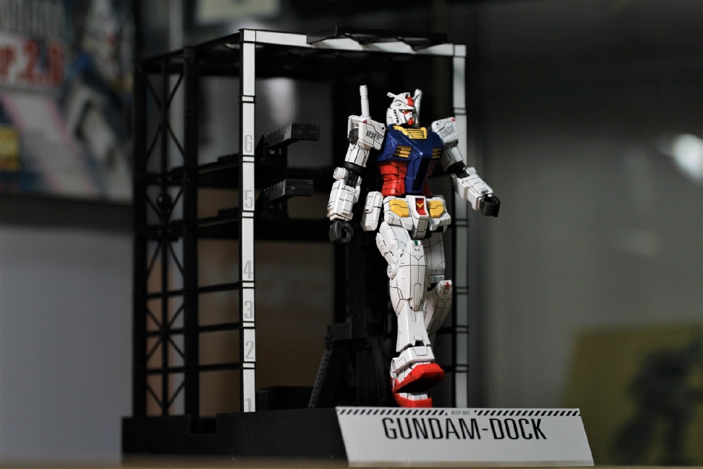GUNDAM FACTORY YOKOHAMA 
1/144 RX-78F00 GUNDAM&DOCK
