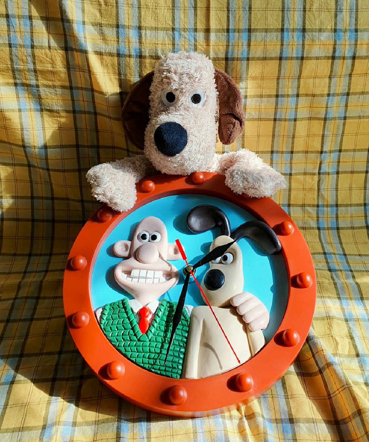 월레스와 그로밋 인형 & 시계