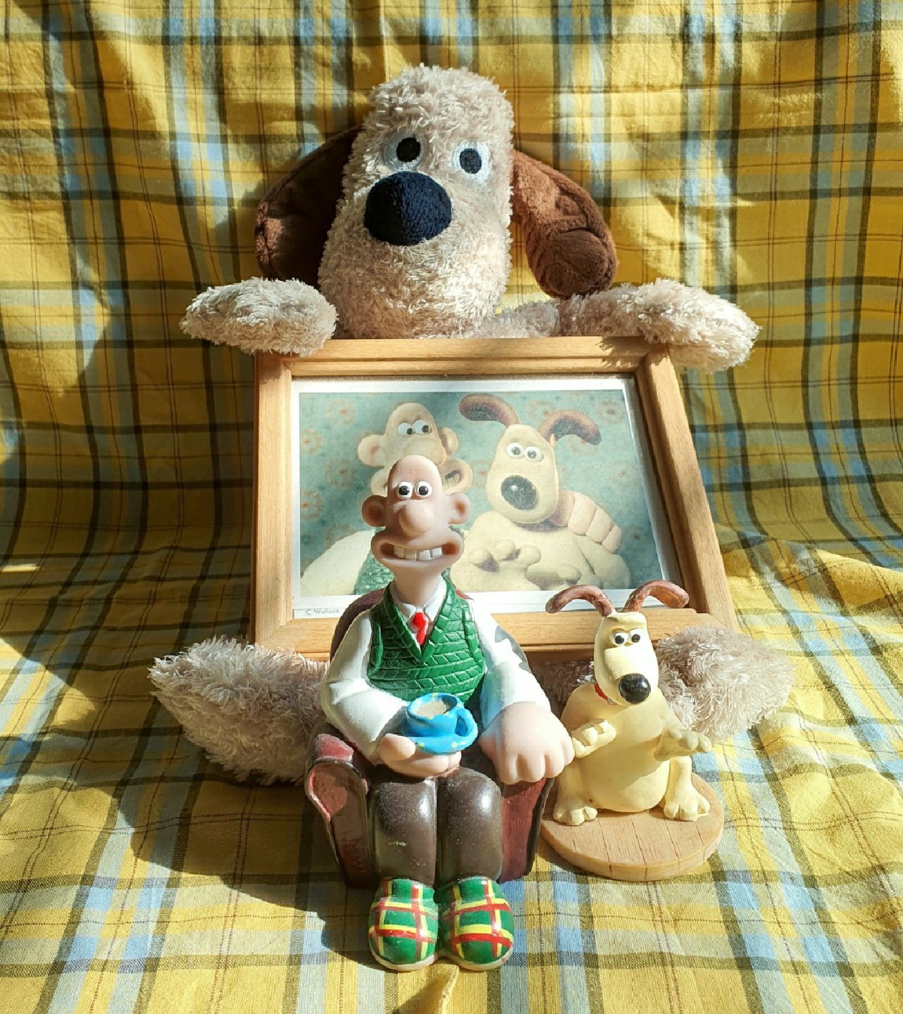 월레스와 그로밋 인형 & 시계