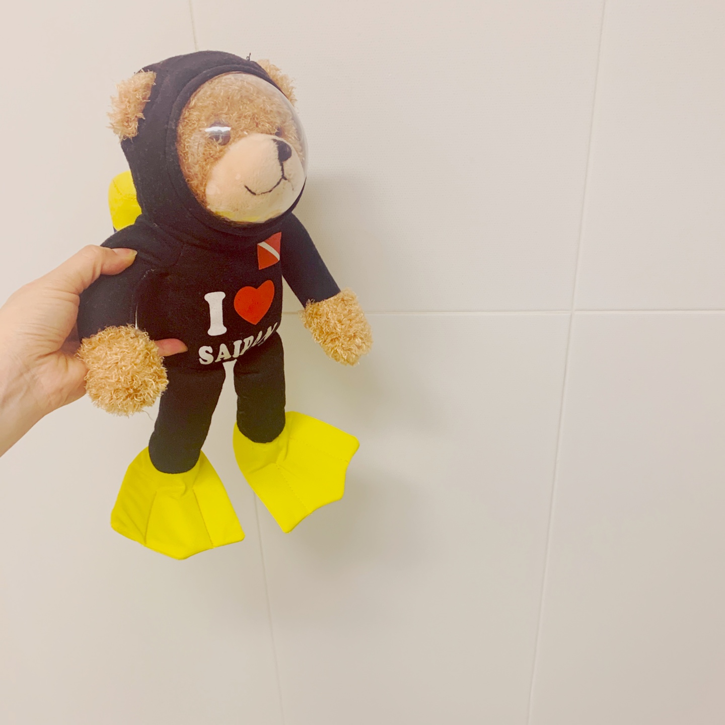Diver teddy bear