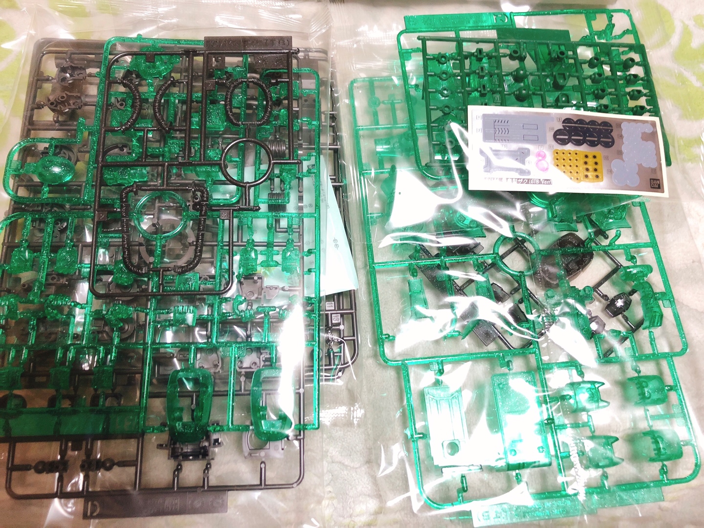 HG MS-06 Zaku II (Gundam Thunderbolt Ver.) (Clear)