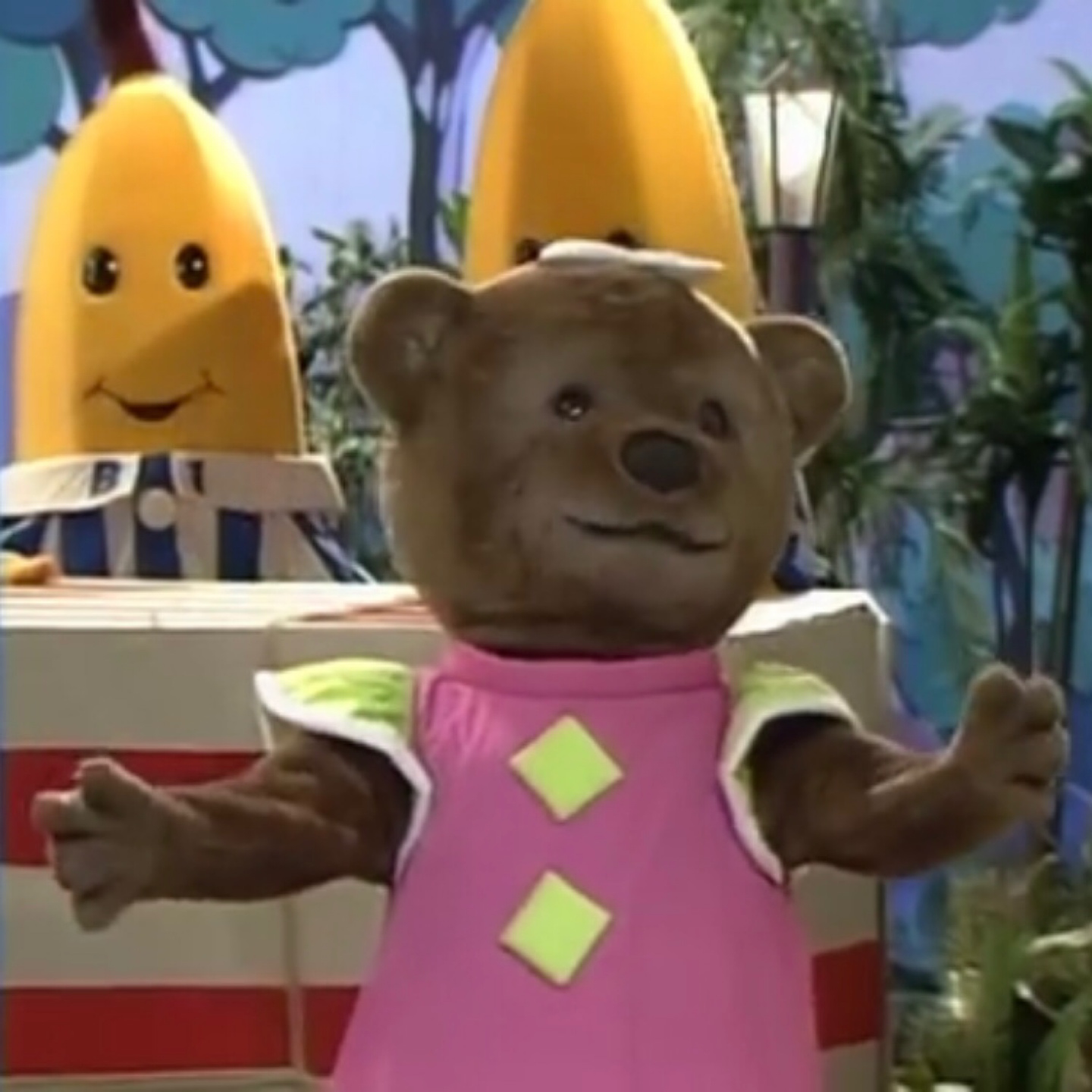 Bananas in pajamas bear