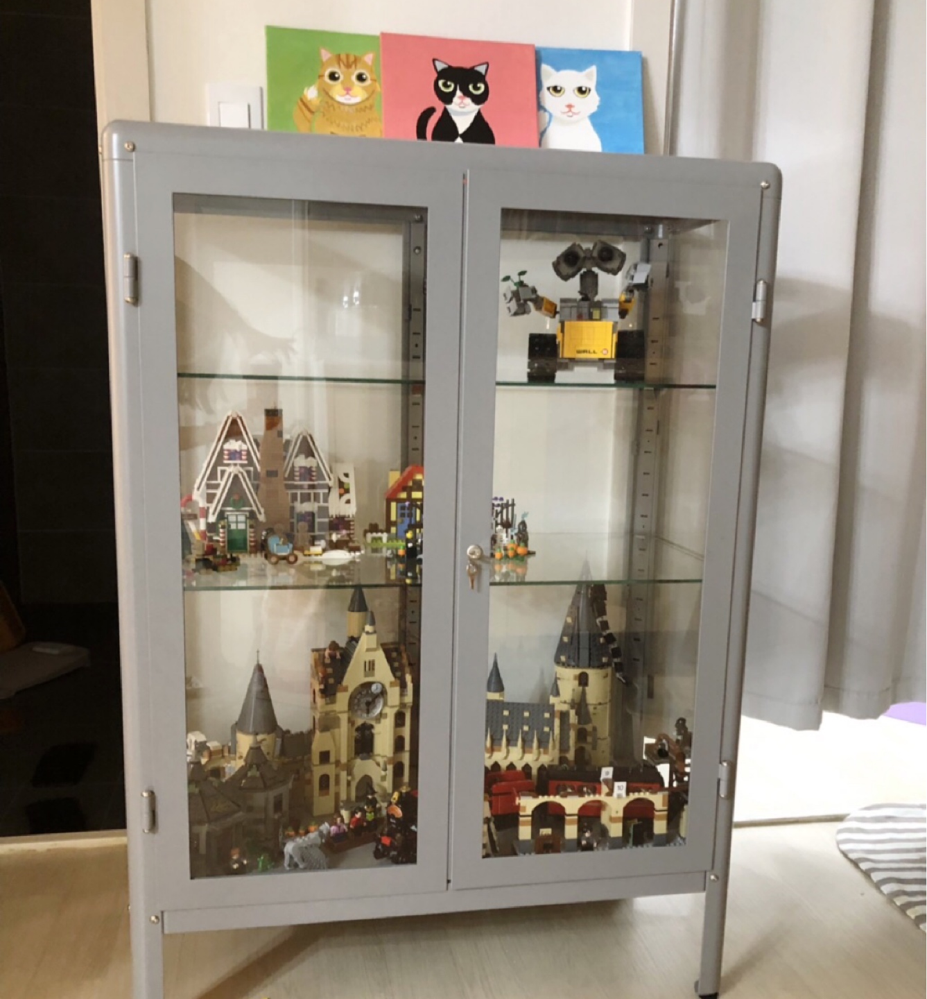 새로운 진열장 꾸미기시작💖🥰