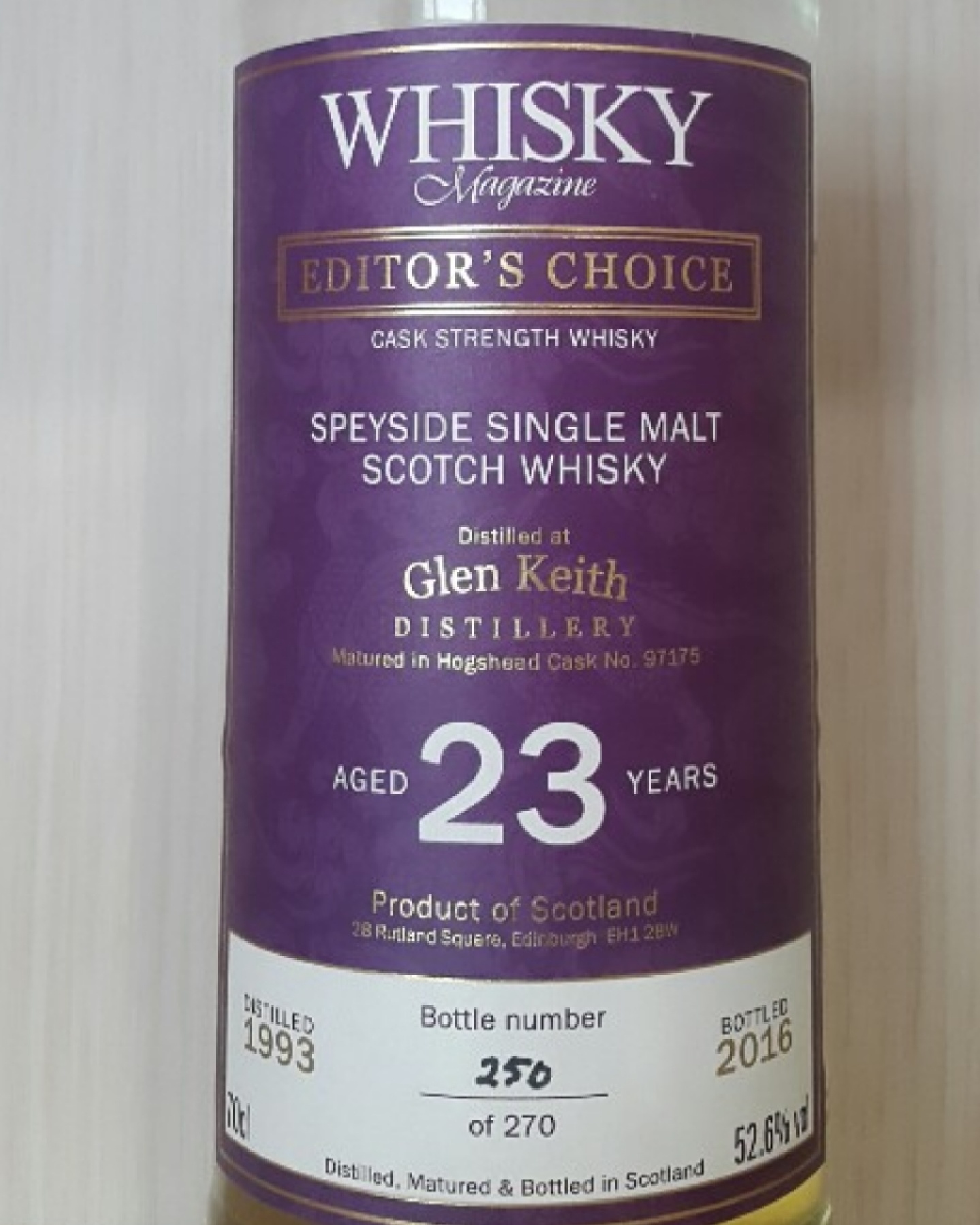 Glen keith 23 years, 52.6%