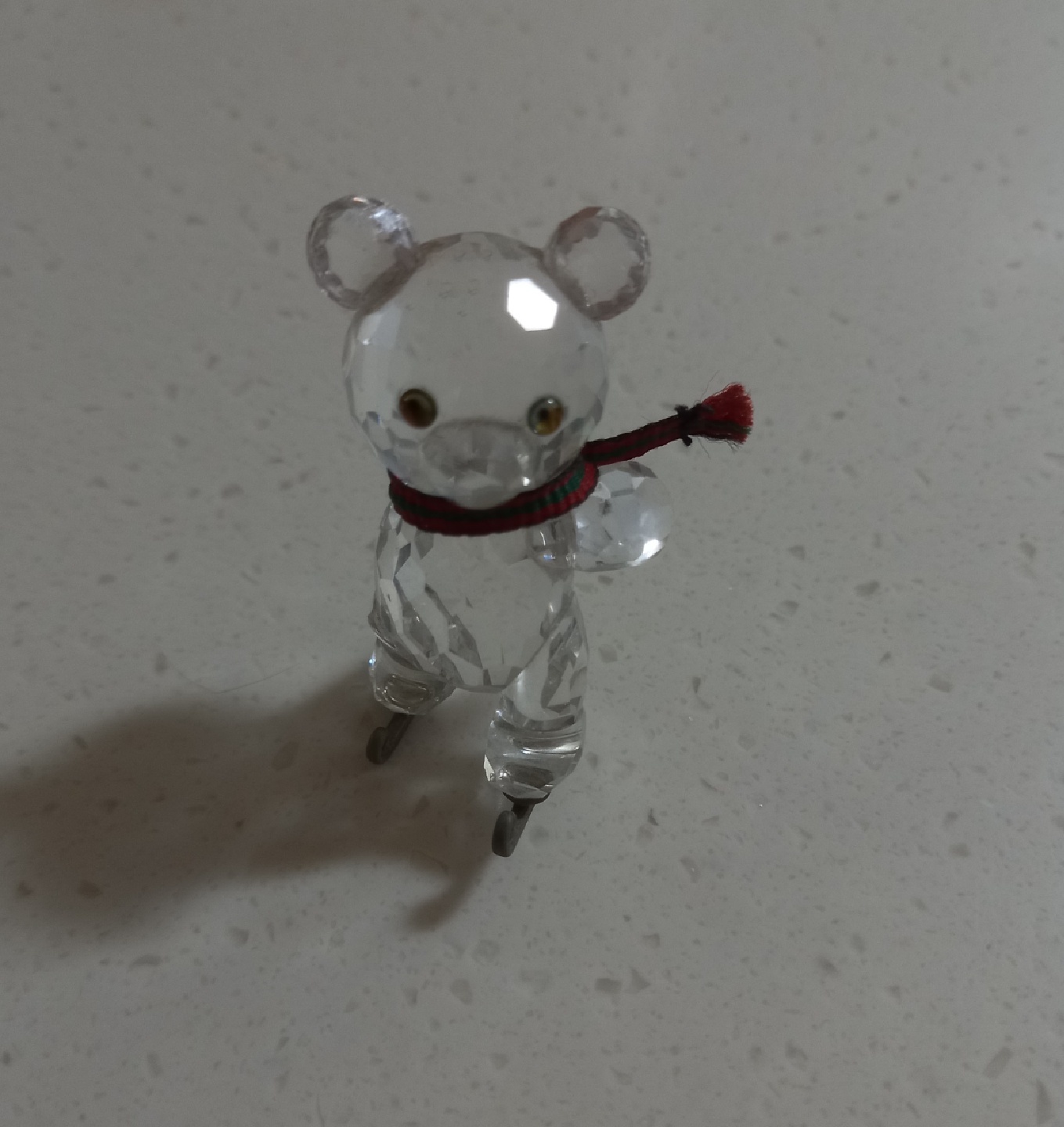 크리스탈 곰돌이 피규어