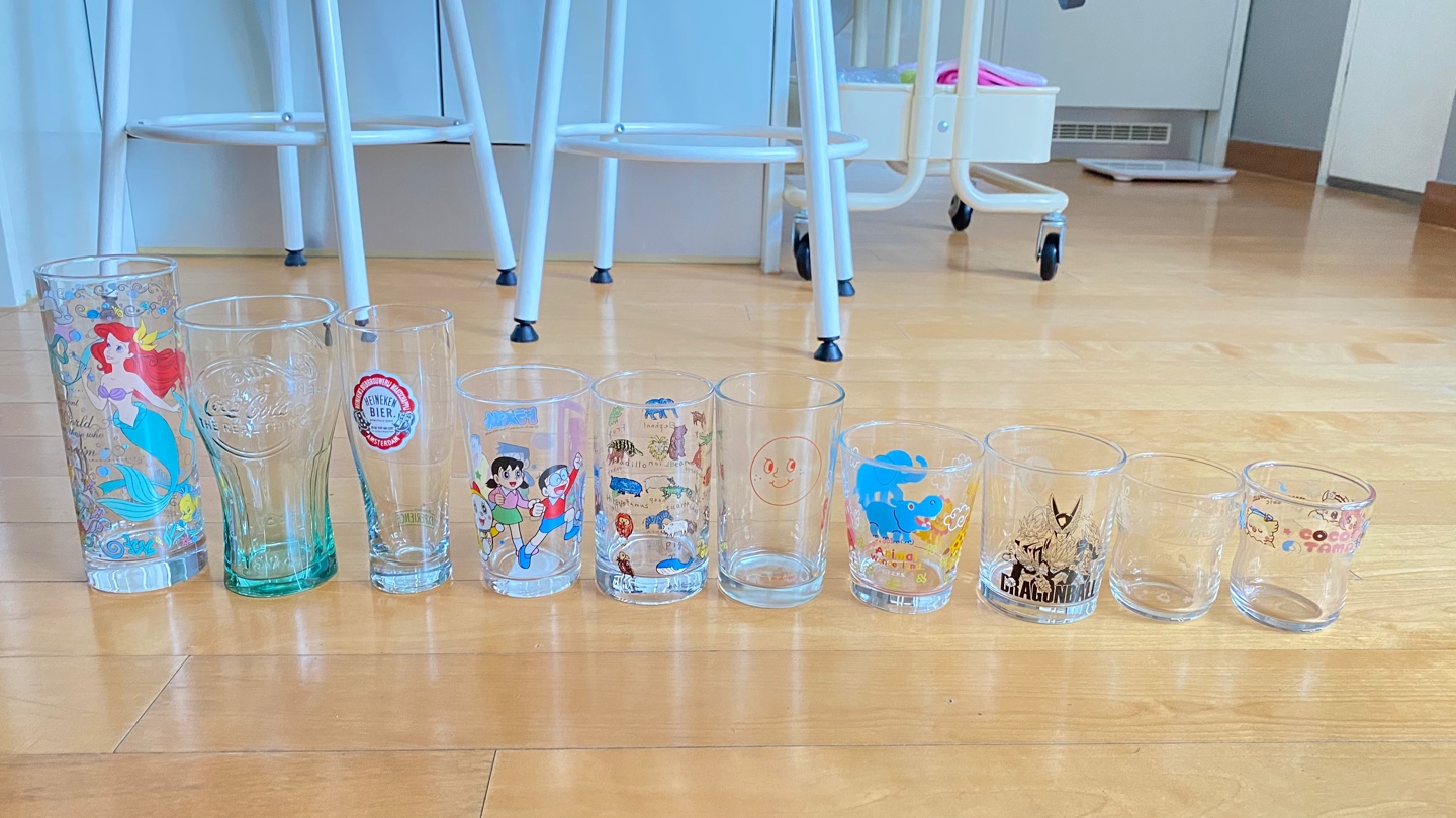 캐릭터 유리잔
