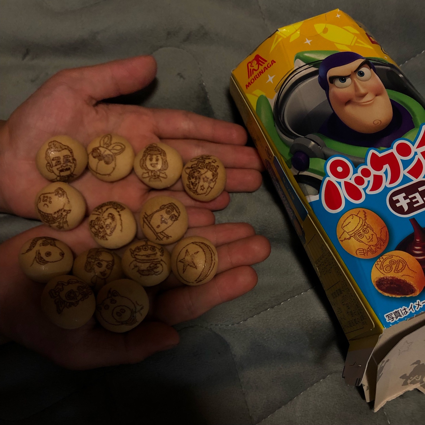 토이스토리 초코 과자