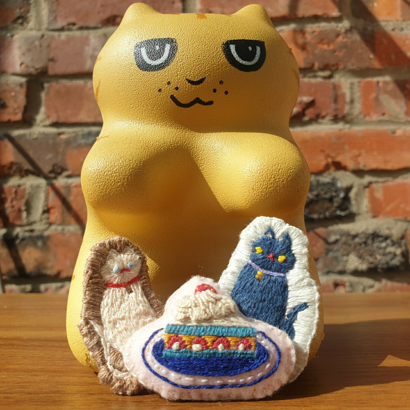 고양이 가족 생일잔치