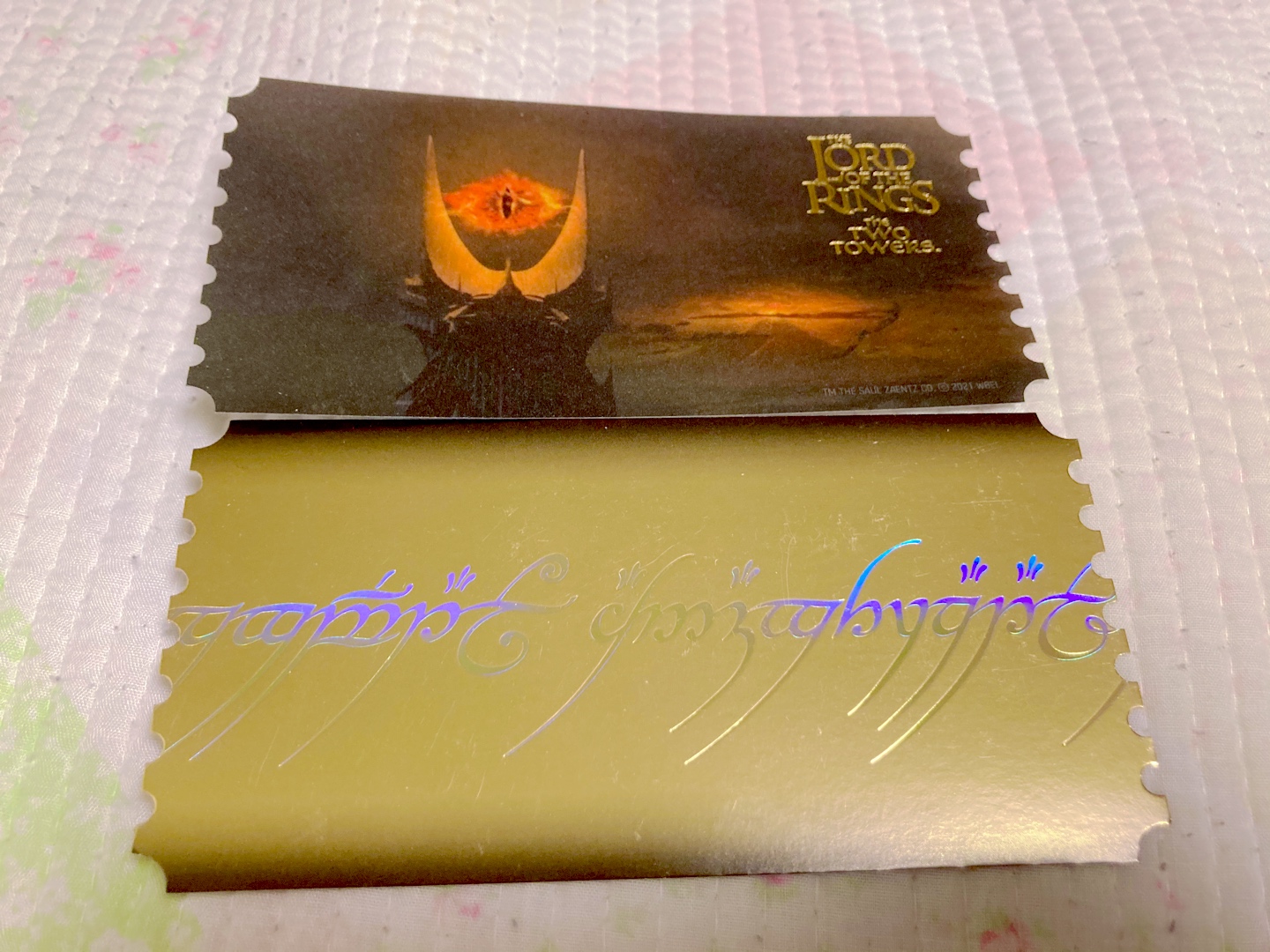 💍반지의제왕 두개의탑 오리지널 티켓👑