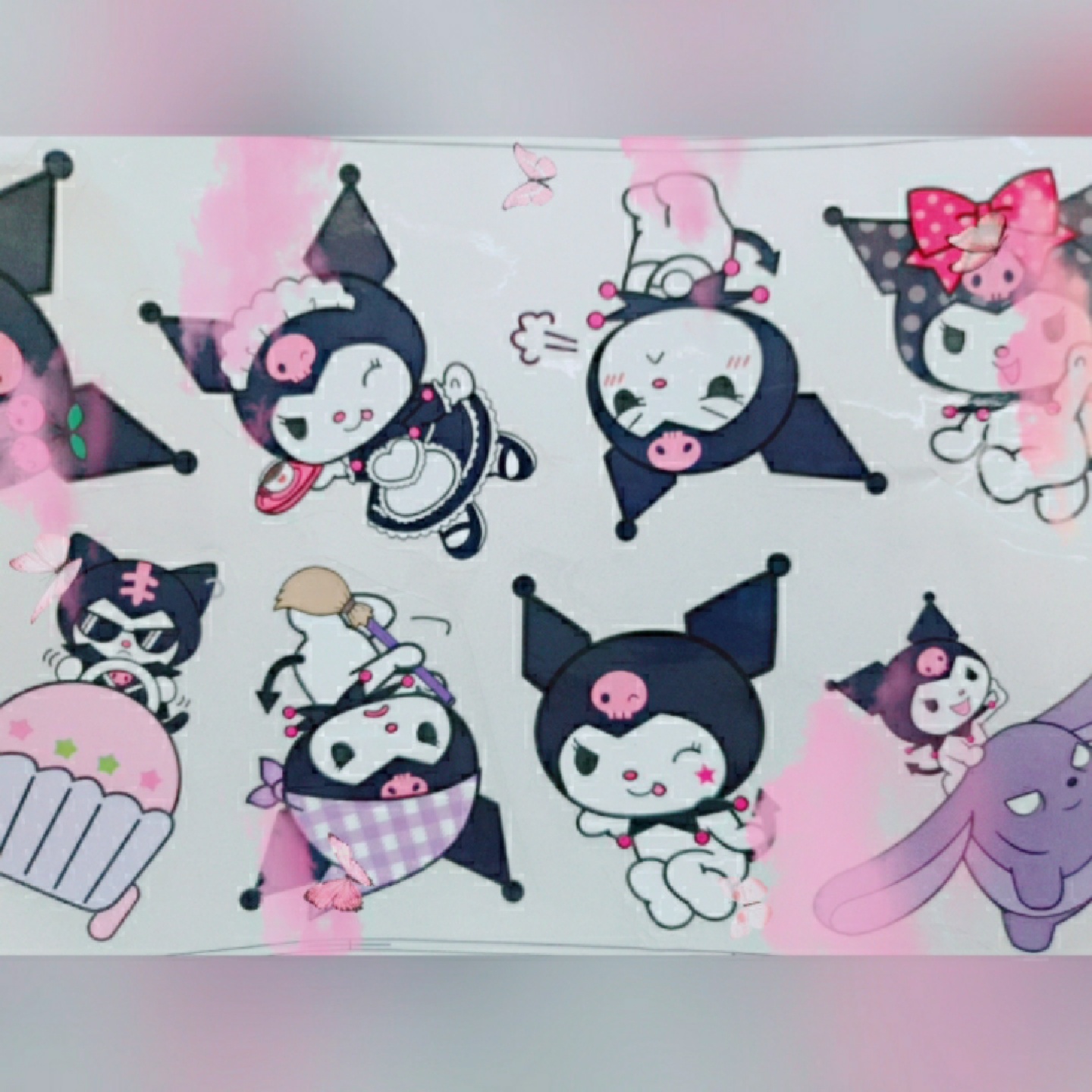 💜대빵큰 쿠로미 스티커😈