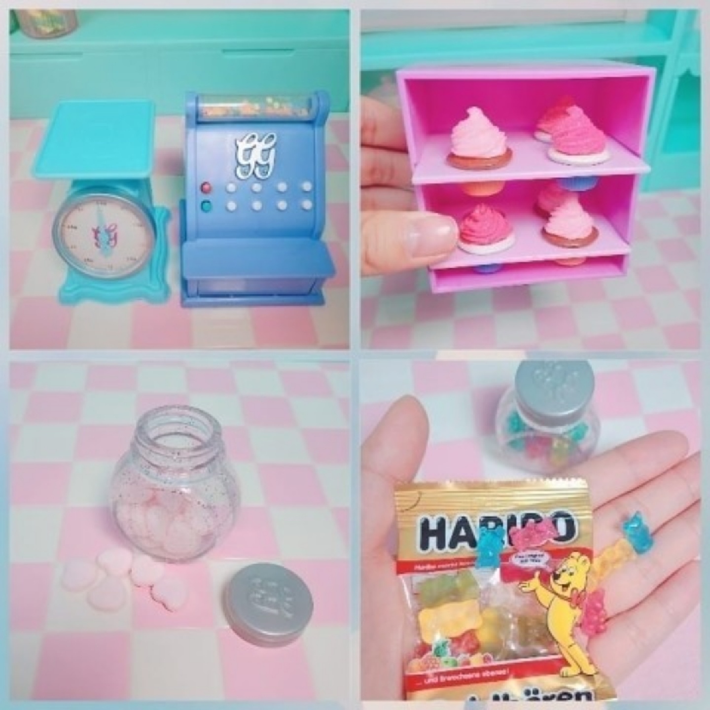 GGsweetshop 이거 진짜 새거로 구했어요♡
무지개  간판에선 불이 들어옵니다🎀