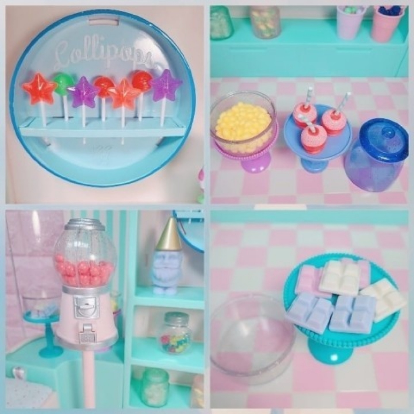 GGsweetshop 이거 진짜 새거로 구했어요♡
무지개  간판에선 불이 들어옵니다🎀