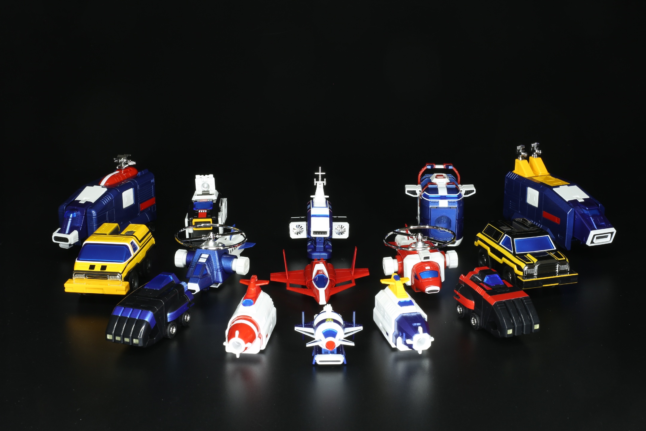 [BANDAI] 초합금혼 GX-88 기갑함대 다이라가 XV (超合金魂 GX-88 甲艦隊 ダイラガー XV) #001 라가 1~ 5 : 쿠우라가 팀(ラガー1~5 : クーラガー チーム)