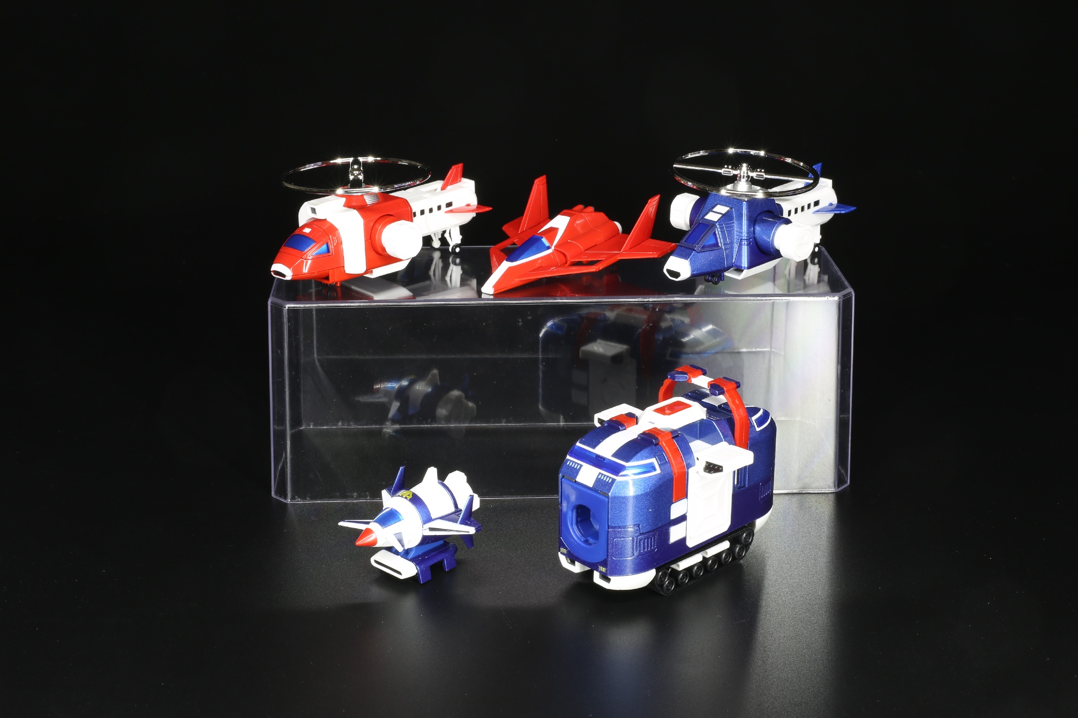 [BANDAI] 초합금혼 GX-88 기갑함대 다이라가 XV (超合金魂 GX-88 甲艦隊 ダイラガー XV) #001 라가 1~ 5 : 쿠우라가 팀(ラガー1~5 : クーラガー チーム)