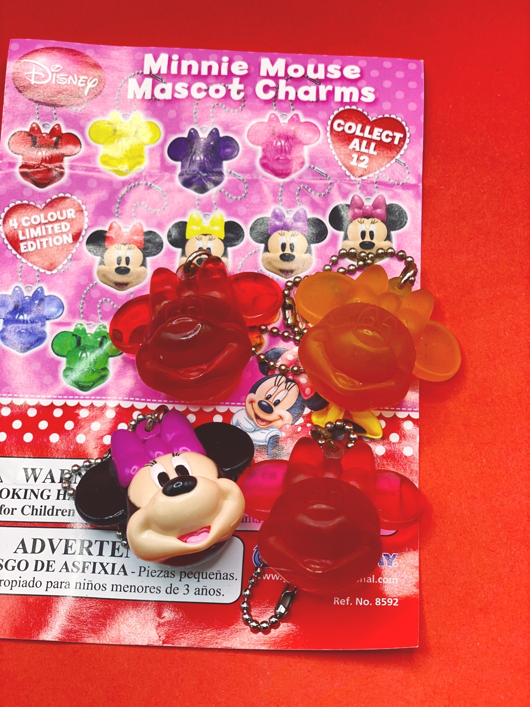 [takara tomy arts/gacha] Minnie Mouse Mascot Charms