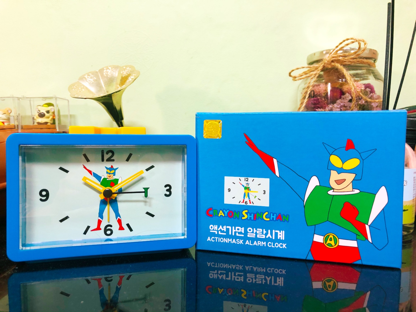 짱구는 못말려 액션가면 알람시계⏰