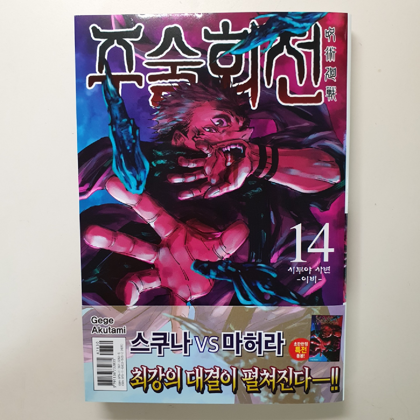 주술회전 14권 초한정판 부록