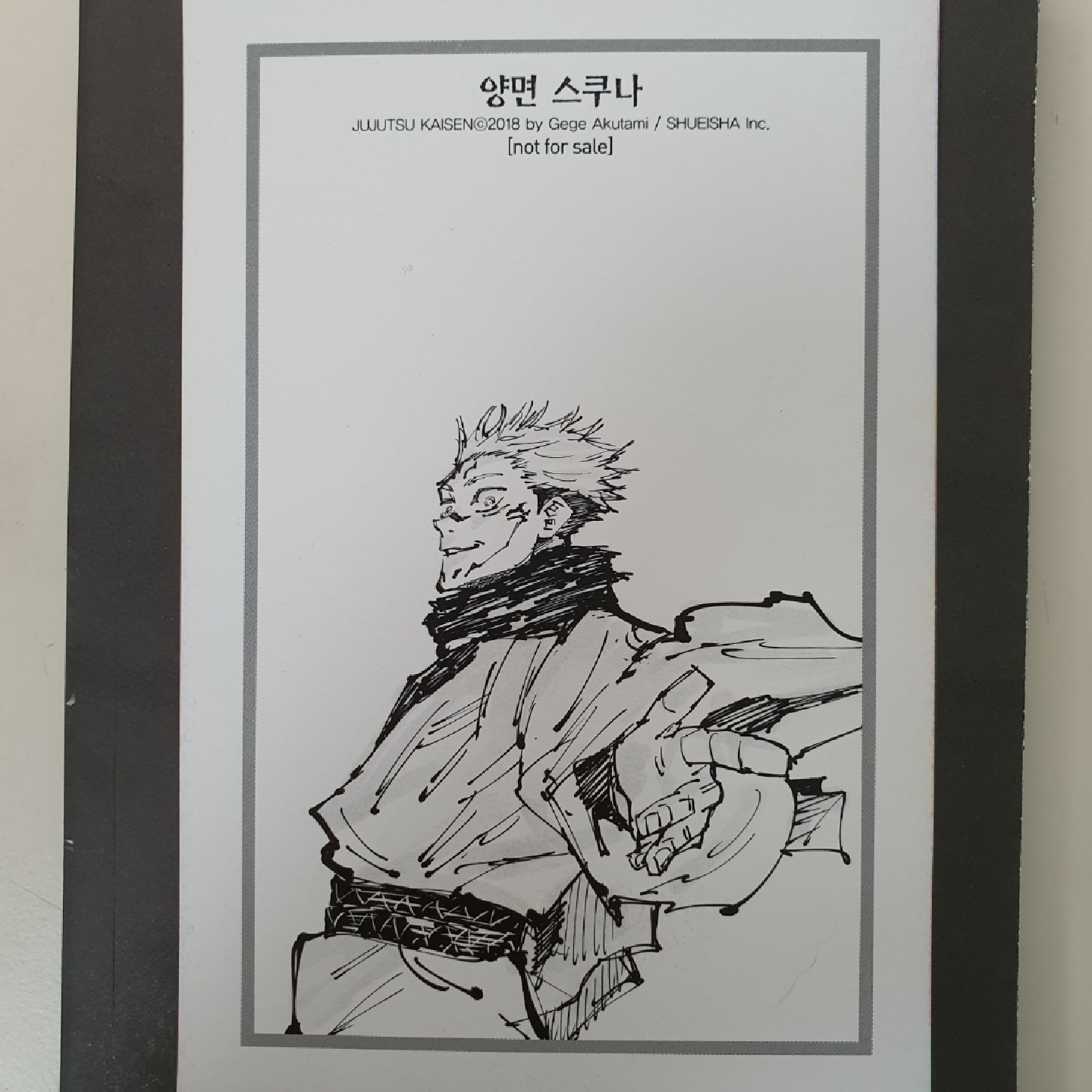 주술회전 14권 초한정판 부록