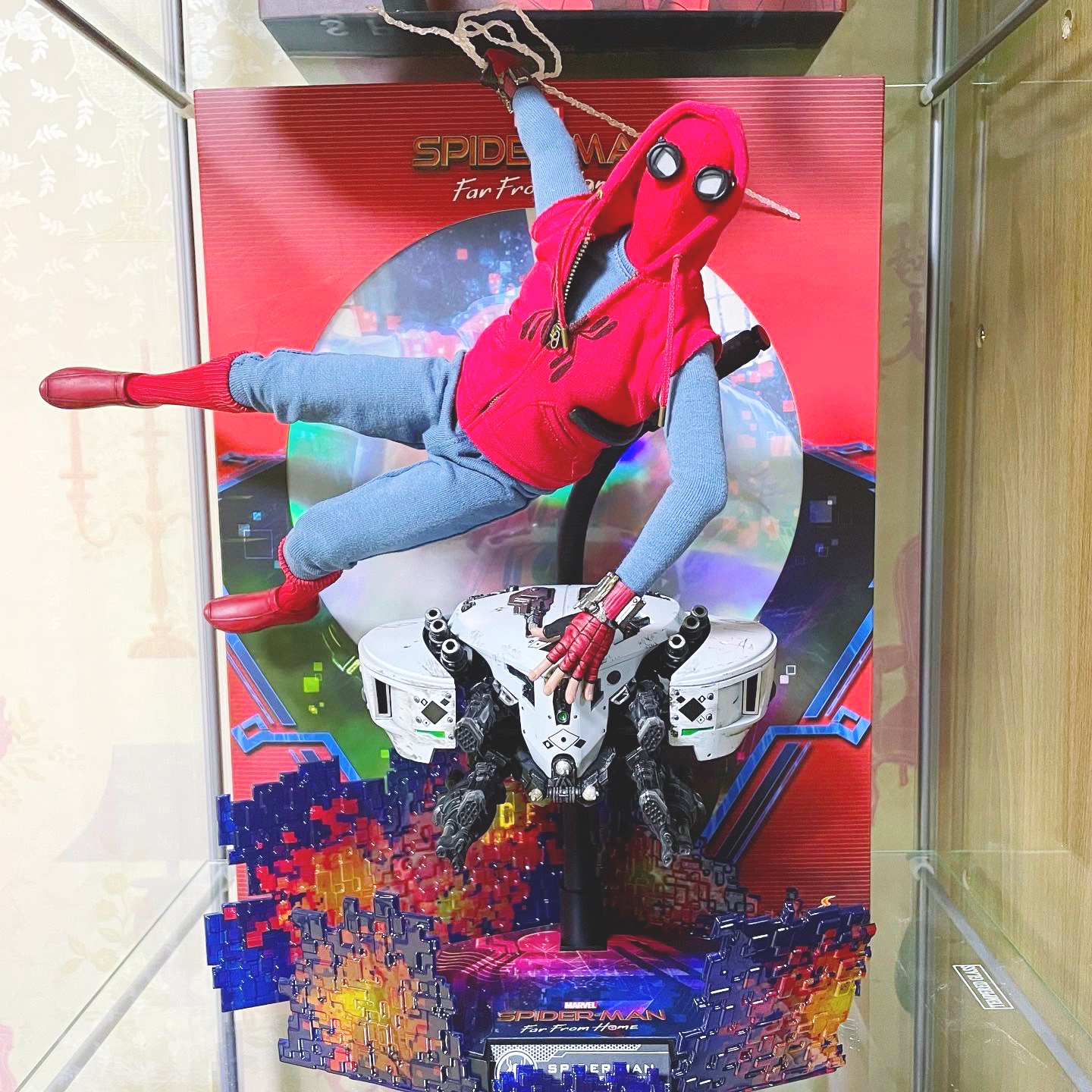 스파이더맨 파프롬홈 홈메이드 수트버전!!