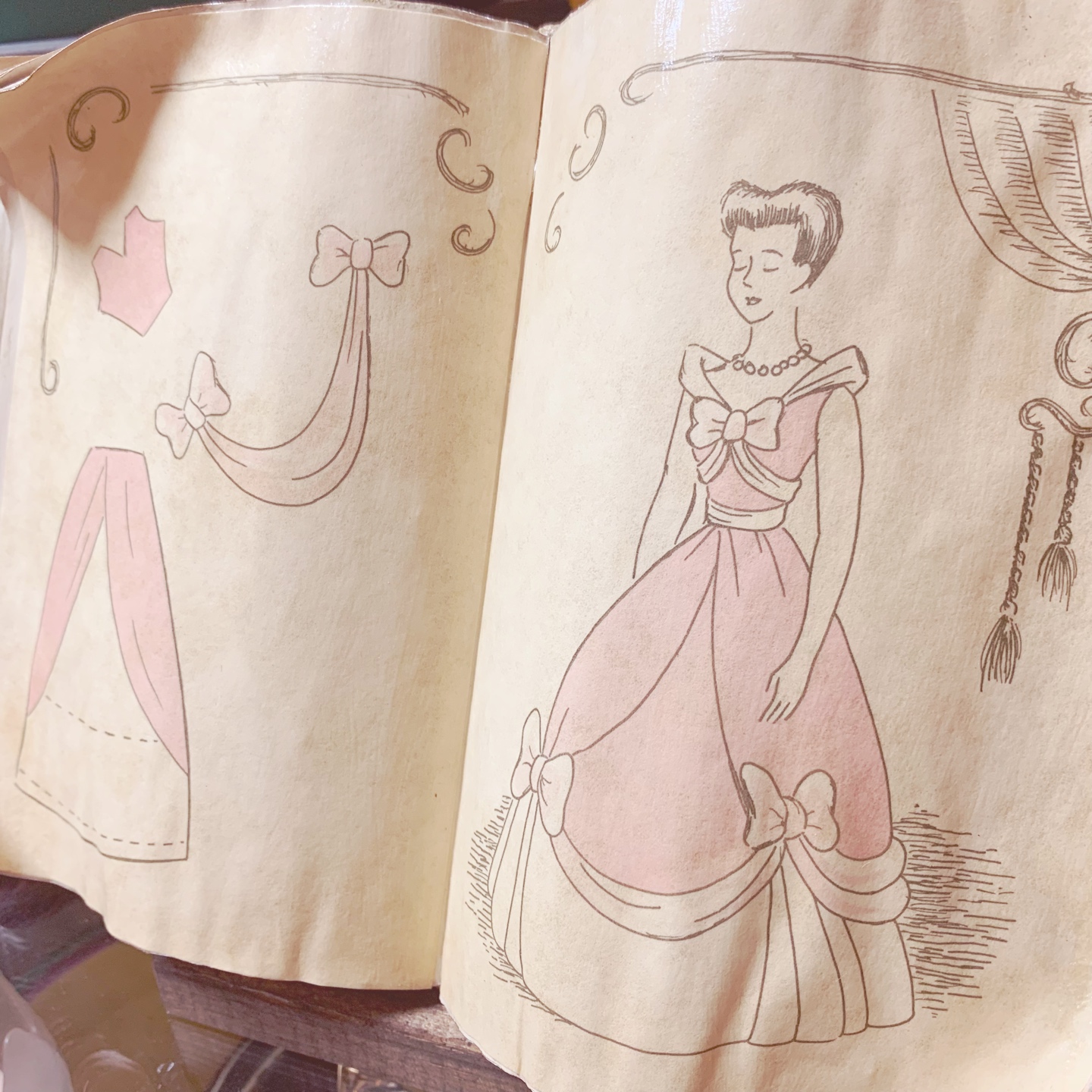 Cinderella's sewing book